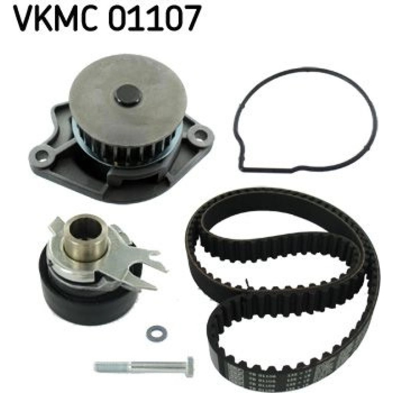 SKF Wasserpumpe + Zahnriemensatz VKMC 01107 SKF Wasserpumpe + Zahnriemensatz VKMC 01107