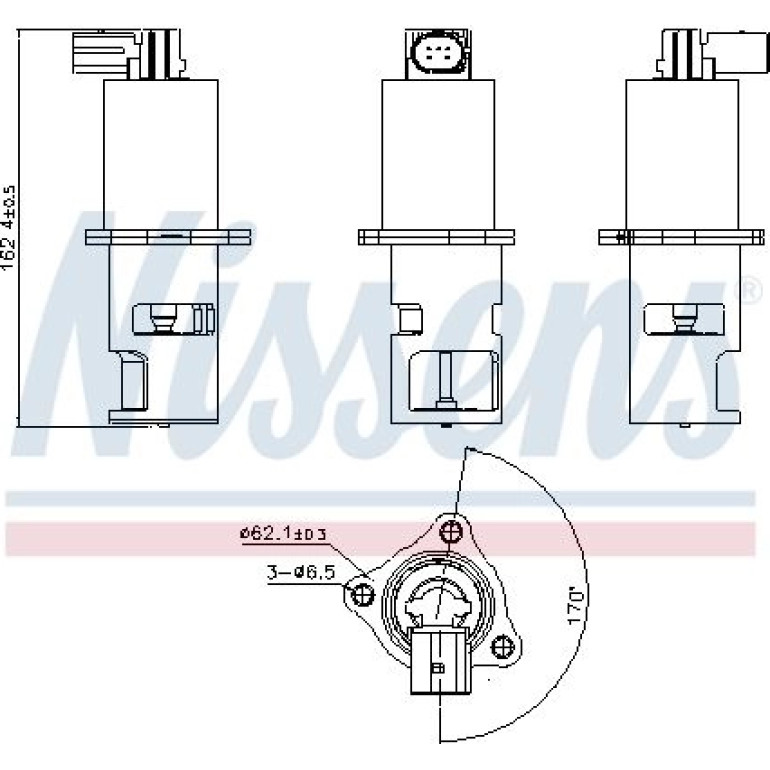 NISSENS Agr-Ventil 98172 NISSENS Agr-Ventil 98172