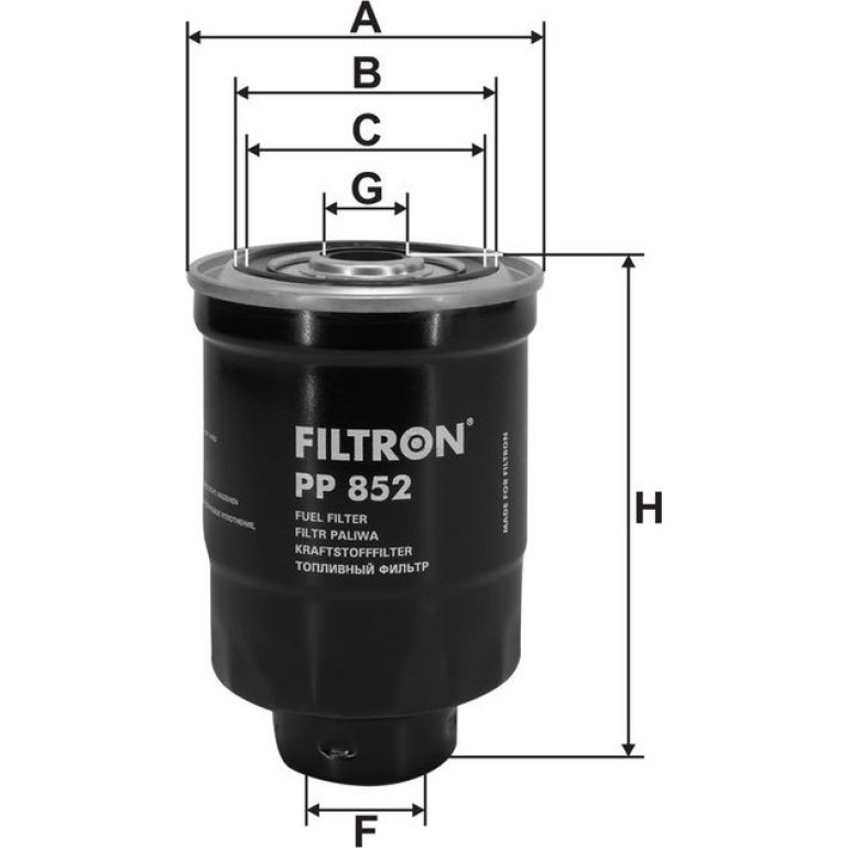 FILTRON Kraftstofffilter PP 852 FILTRON Kraftstofffilter PP 852