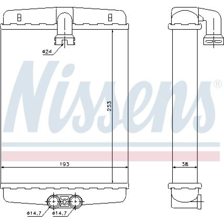 Heizkühler PKW 72013 Heizkühler PKW 72013