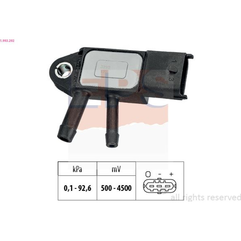 Sensor, Abgasdruck 1.993.292