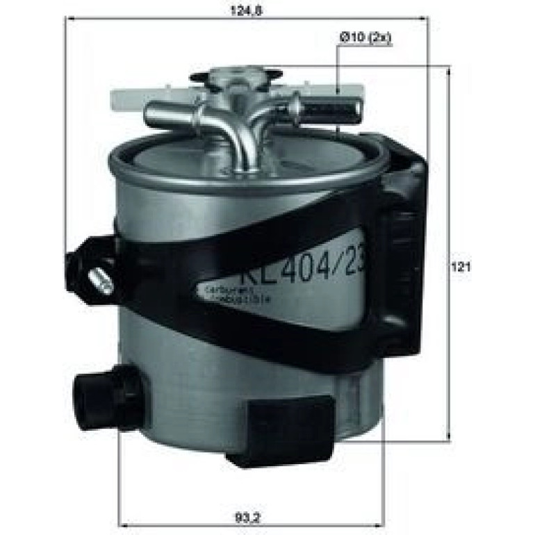 MAHLE Kraftstofffilter KLH 44/22 MAHLE Kraftstofffilter KLH 44/22