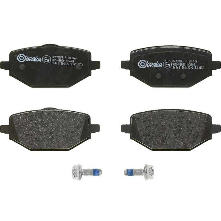 BREMBO Bremsklötze HA P 68 076 BREMBO Bremsklötze HA P 68 076