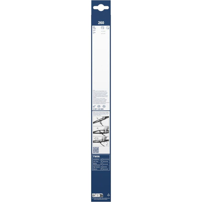 260 BOSCH Wischerblatt 3397118800 260 BOSCH Wischerblatt 3397118800
