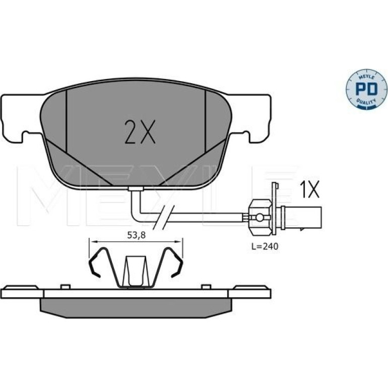 Bremsbelagsatz, Scheibenbremse 025 223 8317/PD Bremsbelagsatz, Scheibenbremse 025 223 8317/PD
