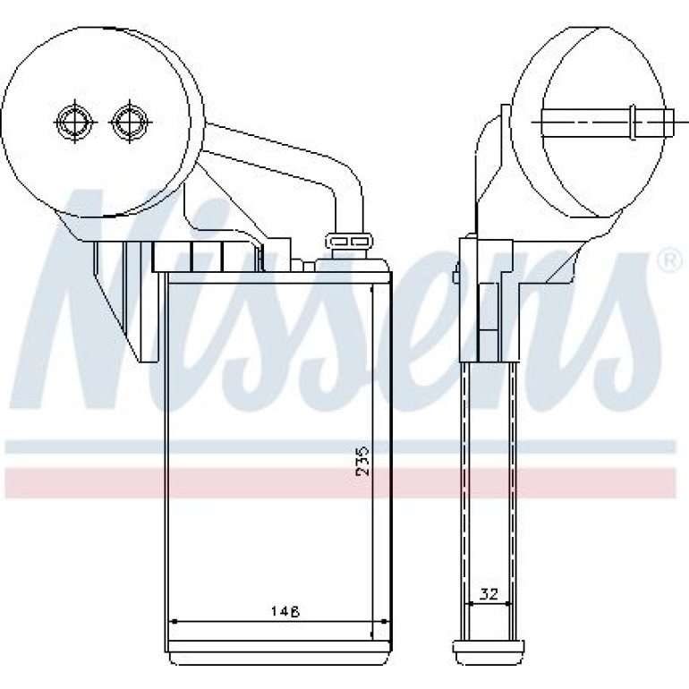 Heizkühler PKW 72207 Heizkühler PKW 72207