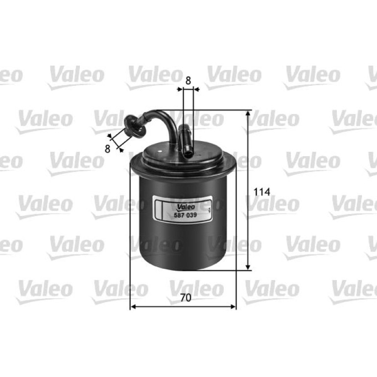 VALEO Kraftstofffilter 587039