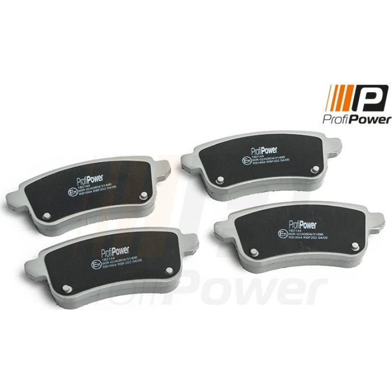 PROFIPOWER Bremsbelagsatz, Scheibenbremse 1B2144 PROFIPOWER Bremsbelagsatz, Scheibenbremse 1B2144