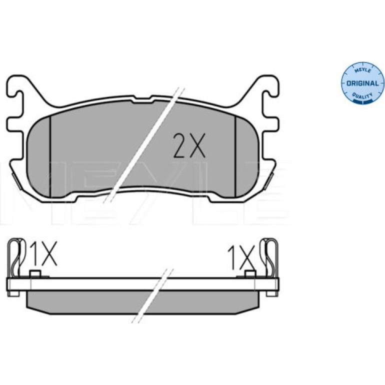 Bremsbelagsatz Mazda T. Mx-5 94- Mit Sensor 025 233 8713/W Bremsbelagsatz Mazda T. Mx-5 94- Mit Sensor 025 233 8713/W