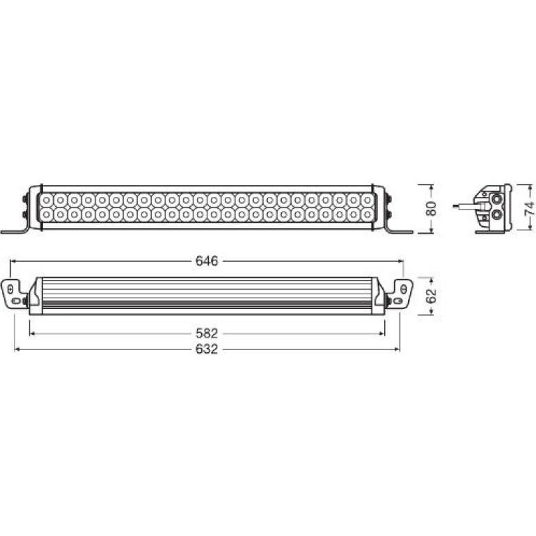 LEDriving LIGHTBAR VX500-CB LEDDL118-CB