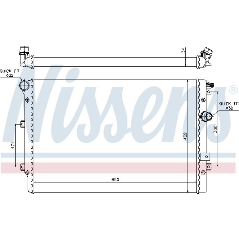 Wasserkühler PKW 65015 Wasserkühler PKW 65015