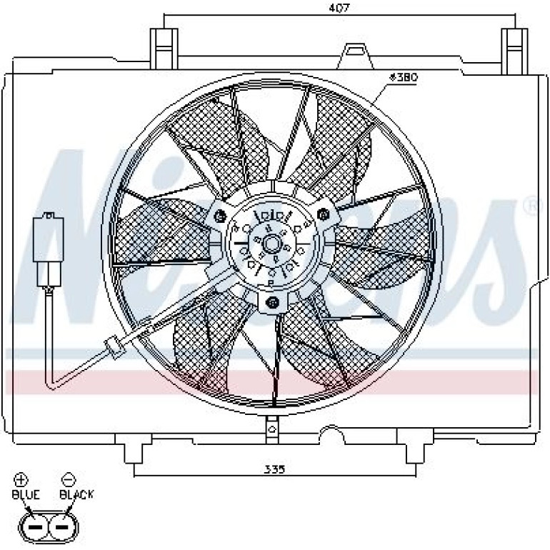 Kühlerlüfter PKW 85489