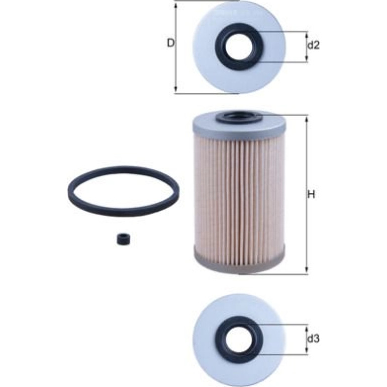 MAHLE Kraftstofffilter KX 204D MAHLE Kraftstofffilter KX 204D