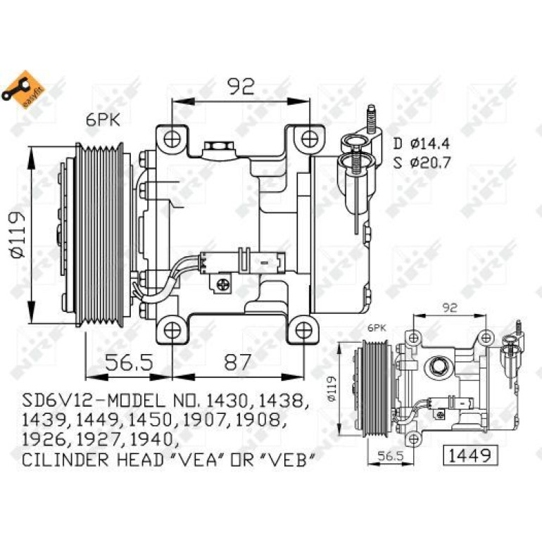 Kompressor, Klimaanlage 32227 Kompressor, Klimaanlage 32227