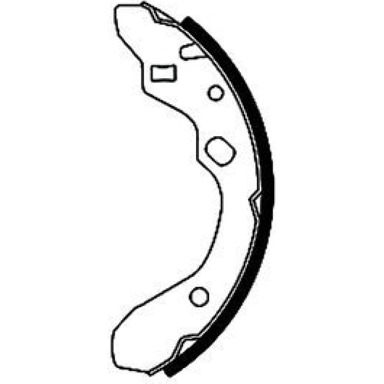 Bremsbacken Mazda 323 94 91047400 Bremsbacken Mazda 323 94 91047400