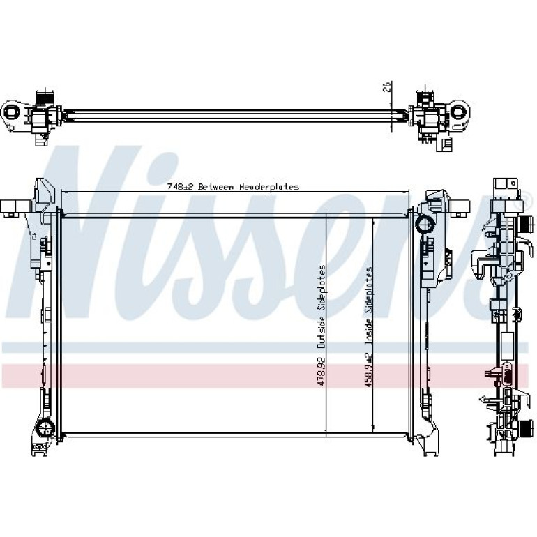 Wasserkühler PKW 630793 Wasserkühler PKW 630793
