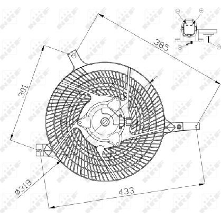 Lüfter Motorkühlung 47572 Lüfter Motorkühlung 47572