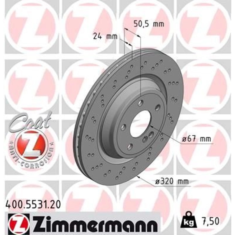 15 482 101 Bremsscheibe HA 400.5531.20 15 482 101 Bremsscheibe HA 400.5531.20
