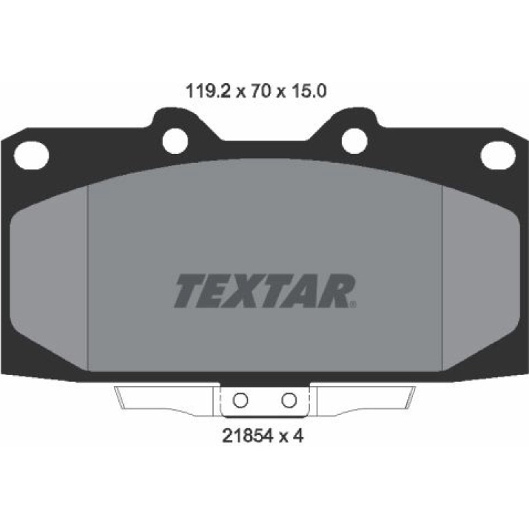 Bremsbelagsatz Subaru P. Impreza 94-00 2.0 Turbo 4Wd 2185401 Bremsbelagsatz Subaru P. Impreza 94-00 2.0 Turbo 4Wd 2185401