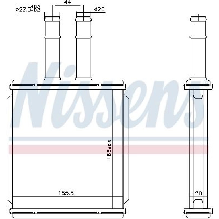 Heizkühler PKW 73999 Heizkühler PKW 73999
