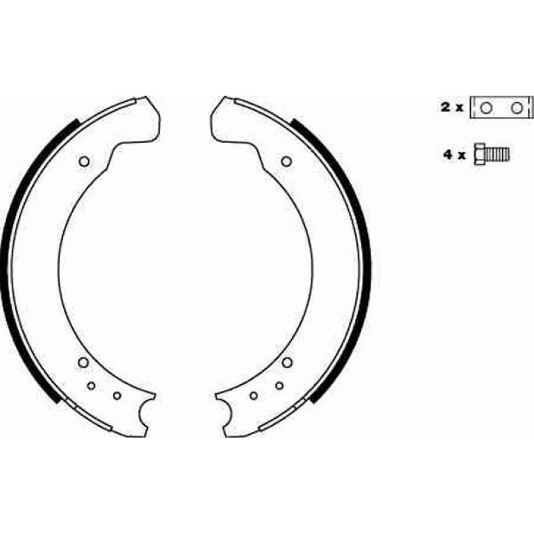 52 461 012 Bremsbacken GS6075 52 461 012 Bremsbacken GS6075