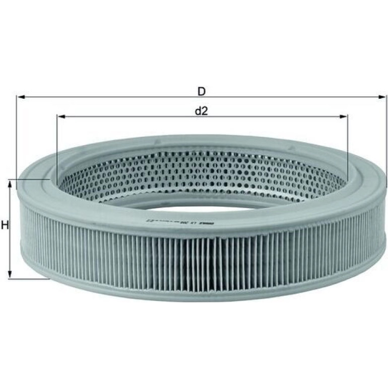 MAHLE Luftfilter LX 208