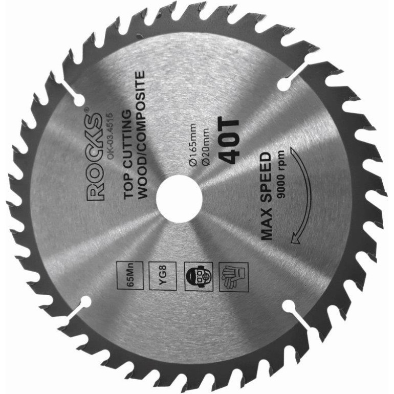 Vidia-Scheibe Aus Holz, 165 X 20 mm, 65Mn-Yg8, Dicke 2,2 mm, 60 T S40 Vidia-Scheibe Aus Holz, 165 X 20 mm, 65Mn-Yg8, Dicke 2,2 mm, 60 T S40