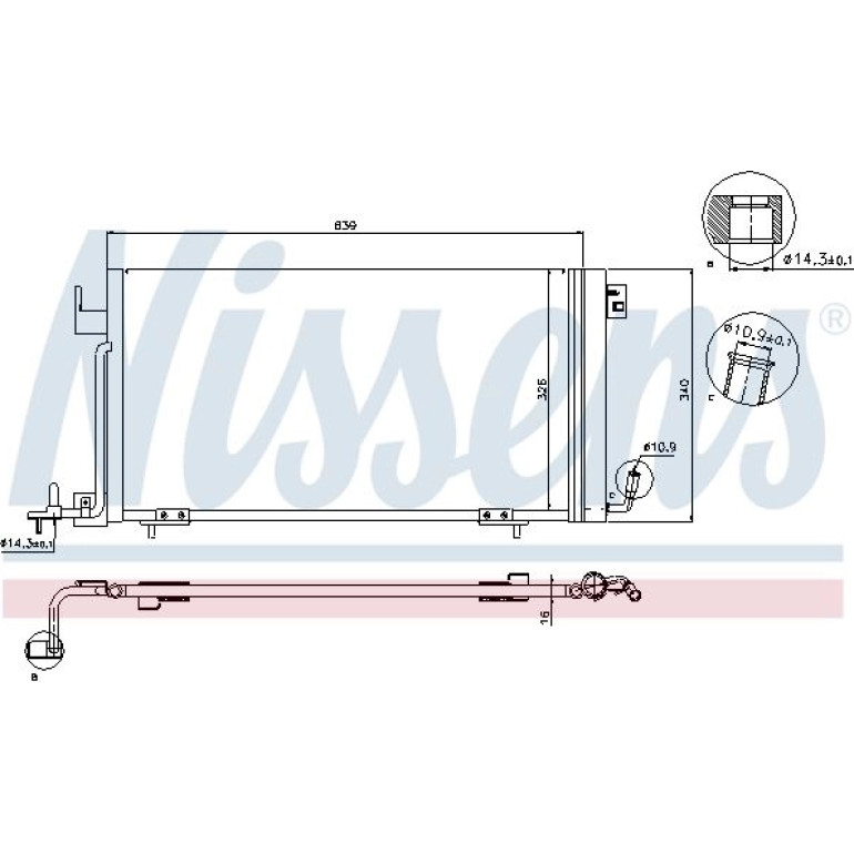 Kondensator PKW 94321 Kondensator PKW 94321