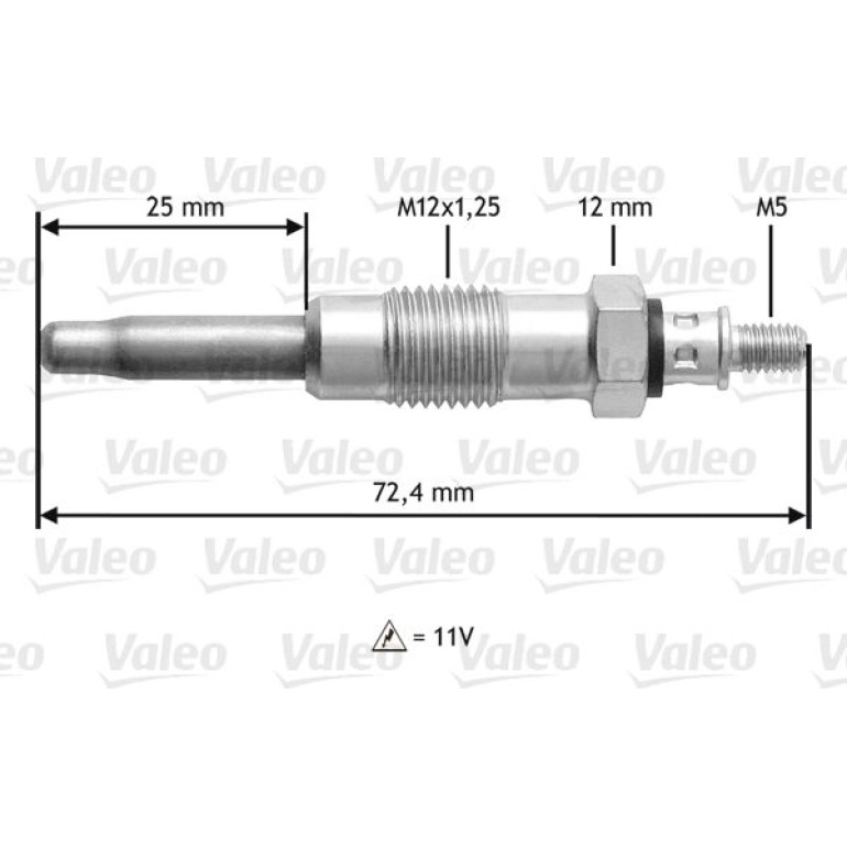 VALEO Glühkerze 345100 VALEO Glühkerze 345100
