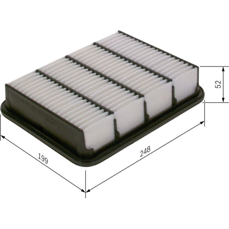 Luftfilter F 026 400 165 Luftfilter F 026 400 165
