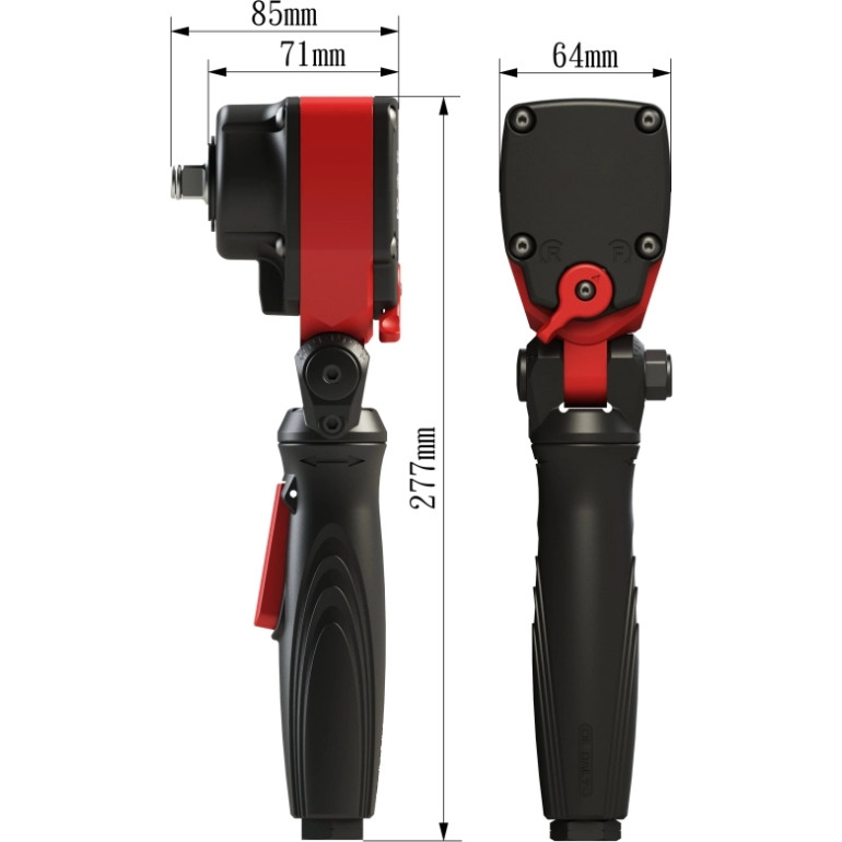 ROOKS Gelenk-Schlagschrauber 1/2" – Kompakt und kraftvoll, 500 Nm ROOKS Gelenk-Schlagschrauber 1/2" – Kompakt und kraftvoll, 500 Nm