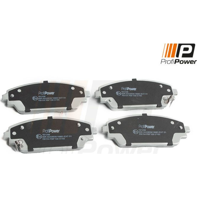 PROFIPOWER Bremsbelagsatz, Scheibenbremse 1B1298 PROFIPOWER Bremsbelagsatz, Scheibenbremse 1B1298