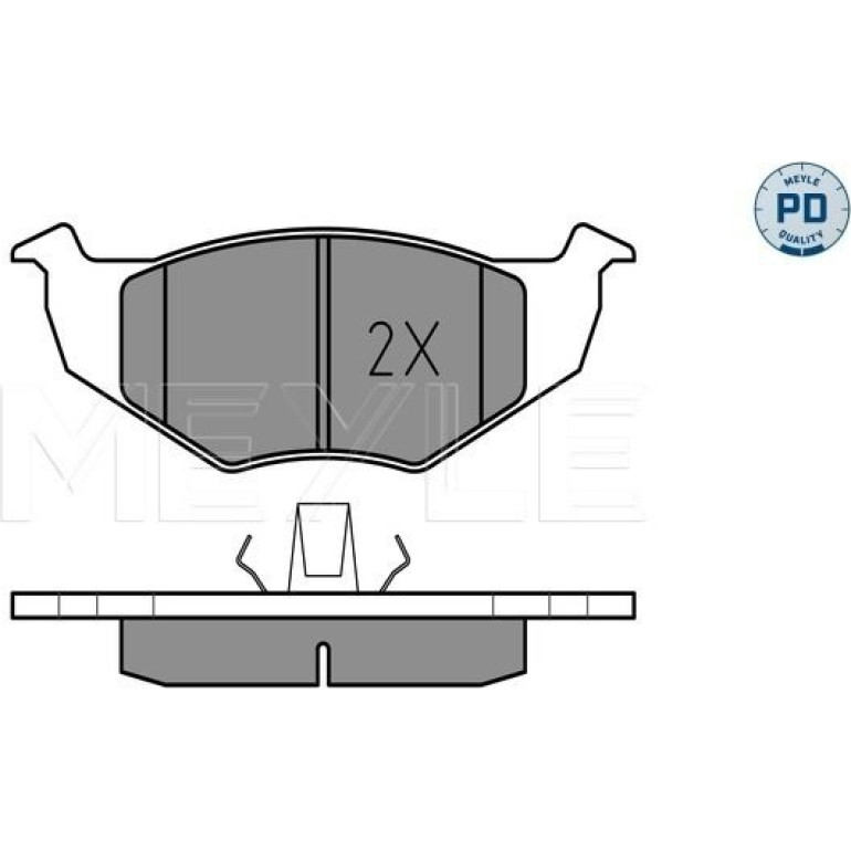 Bremsbelagsatz Vw P. Golf/Polo/Vento 91-01 025 218 6619/PD Bremsbelagsatz Vw P. Golf/Polo/Vento 91-01 025 218 6619/PD