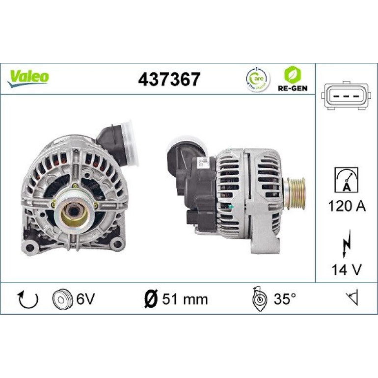 VALEO Generator 437367 VALEO Generator 437367