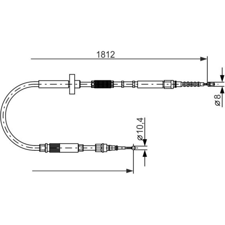 Handbremsseil 1987477659 Handbremsseil 1987477659