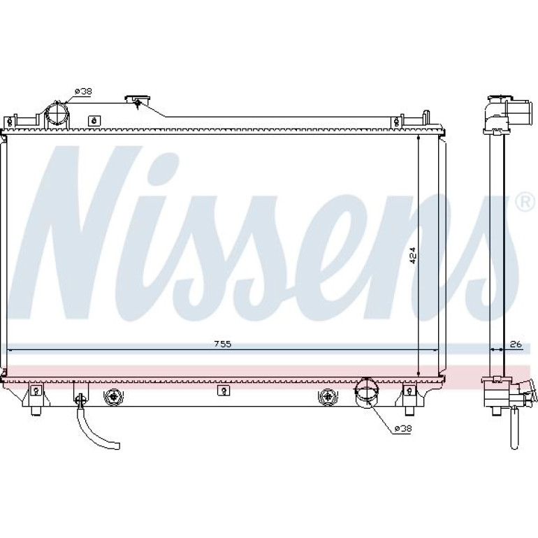 Wasserkühler PKW 64764 Wasserkühler PKW 64764