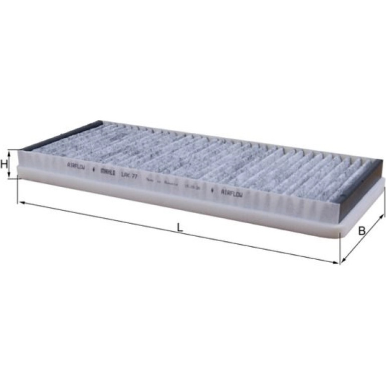 MAHLE Filter, Innenraumluft LAK 77 MAHLE Filter, Innenraumluft LAK 77