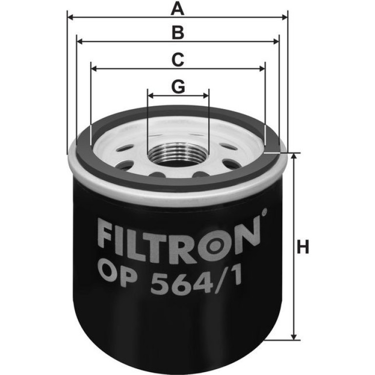 FILTRON Ölfilter OP 564/1 FILTRON Ölfilter OP 564/1