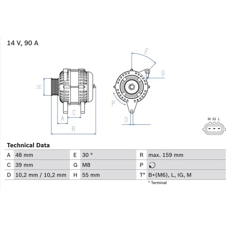 Lichtmaschine 0 986 049 211 Lichtmaschine 0 986 049 211