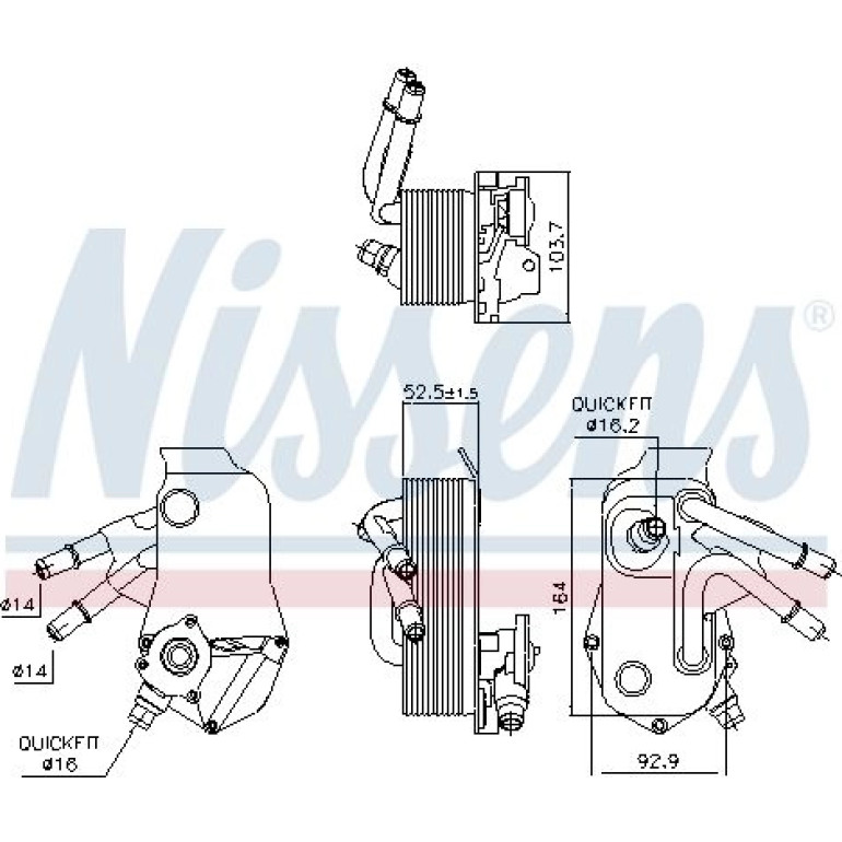 Ölkühler PKW 91224