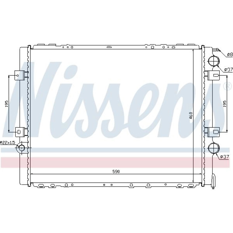 Wasserkühler LKW 63859 Wasserkühler LKW 63859