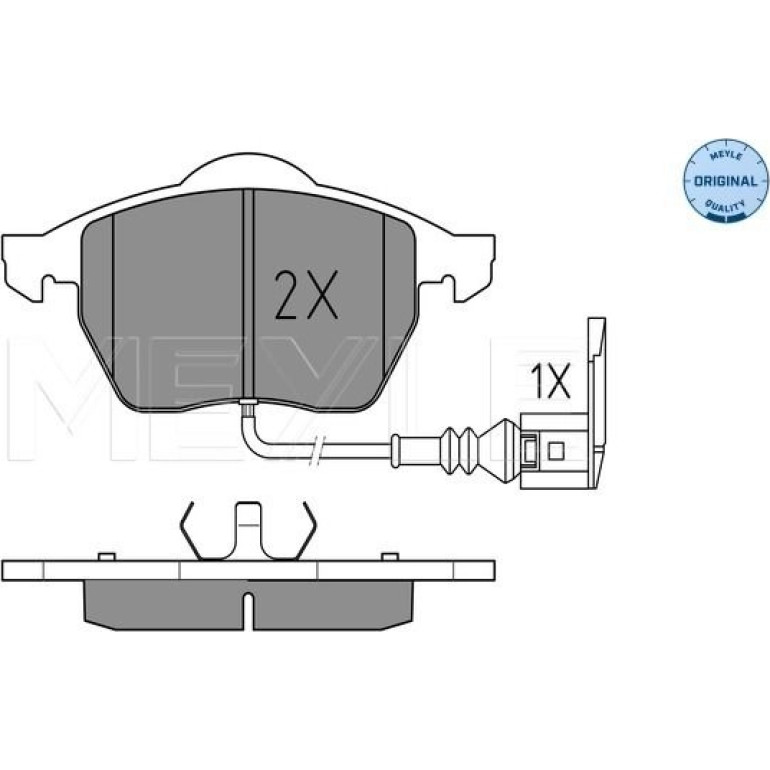 Bremsbelagsatz Vw P. Bora/Golf/New Beetle 98-10 Mit Sensor 025 233 9219/W Bremsbelagsatz Vw P. Bora/Golf/New Beetle 98-10 Mit Sensor 025 233 9219/W