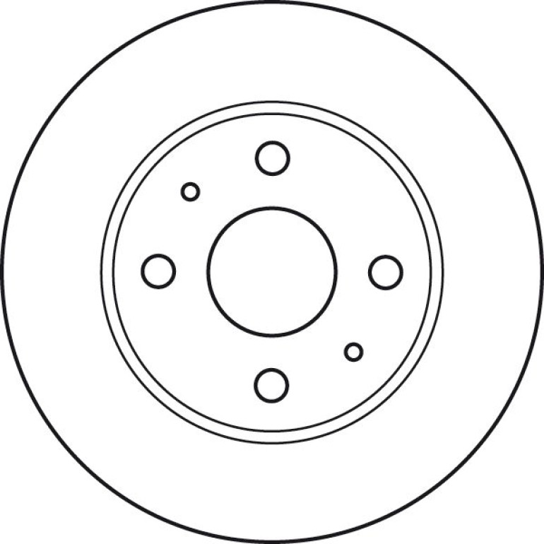 Bremsscheibe Daihatsu P DF4887 Bremsscheibe Daihatsu P DF4887