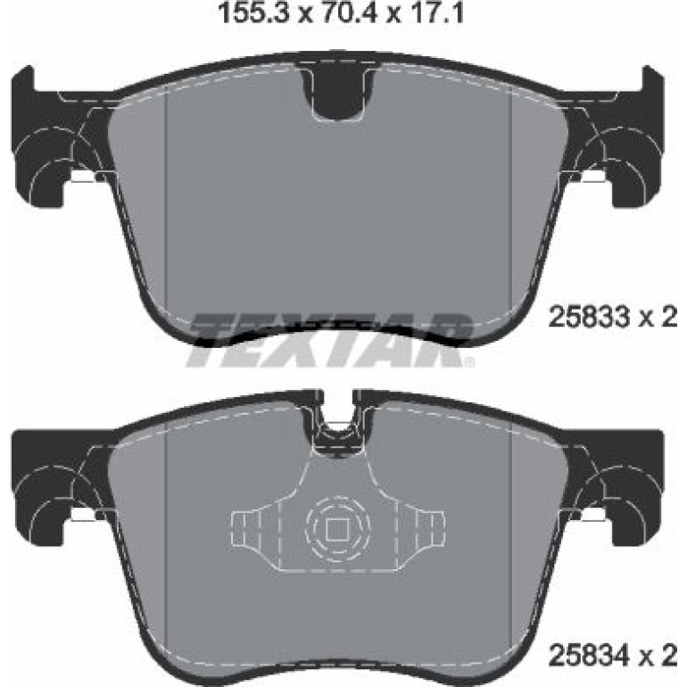 Bremsbelagsatz Citroen P. C4 Picasso 13-/308 13- Disc 304Mm 2583301 Bremsbelagsatz Citroen P. C4 Picasso 13-/308 13- Disc 304Mm 2583301