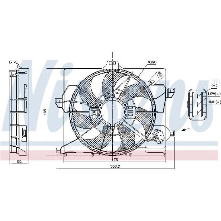 Kühlerlüfter PKW 85898 Kühlerlüfter PKW 85898