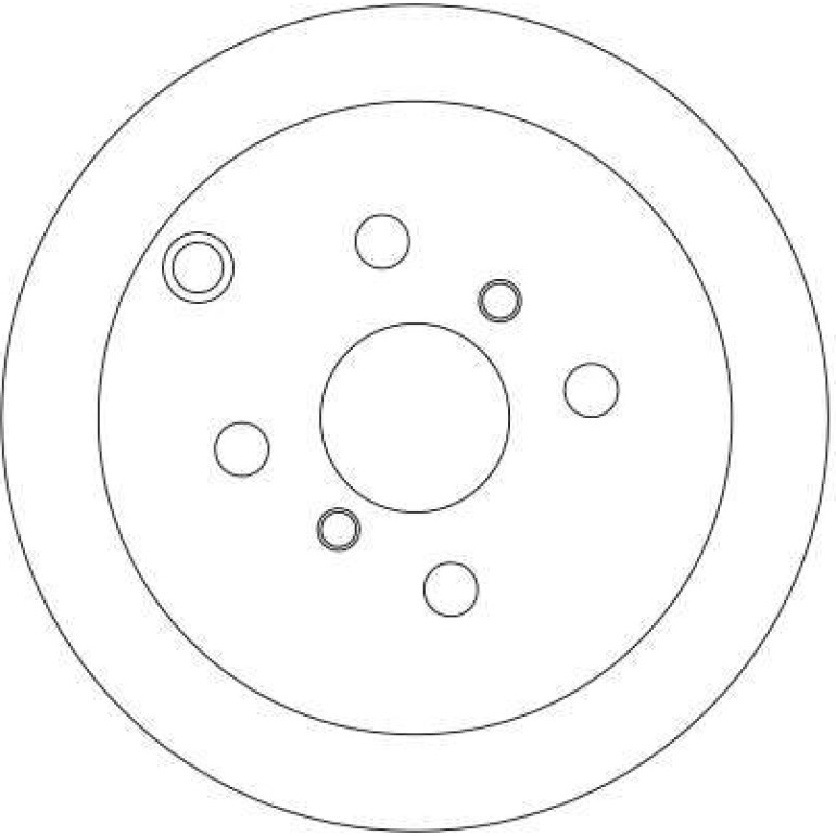 Bremsscheibe Toyota T. Corolla DF4335 Bremsscheibe Toyota T. Corolla DF4335