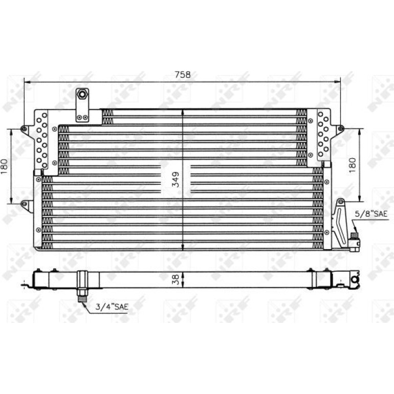 Kondensator, Klimaanlage 35534 Kondensator, Klimaanlage 35534