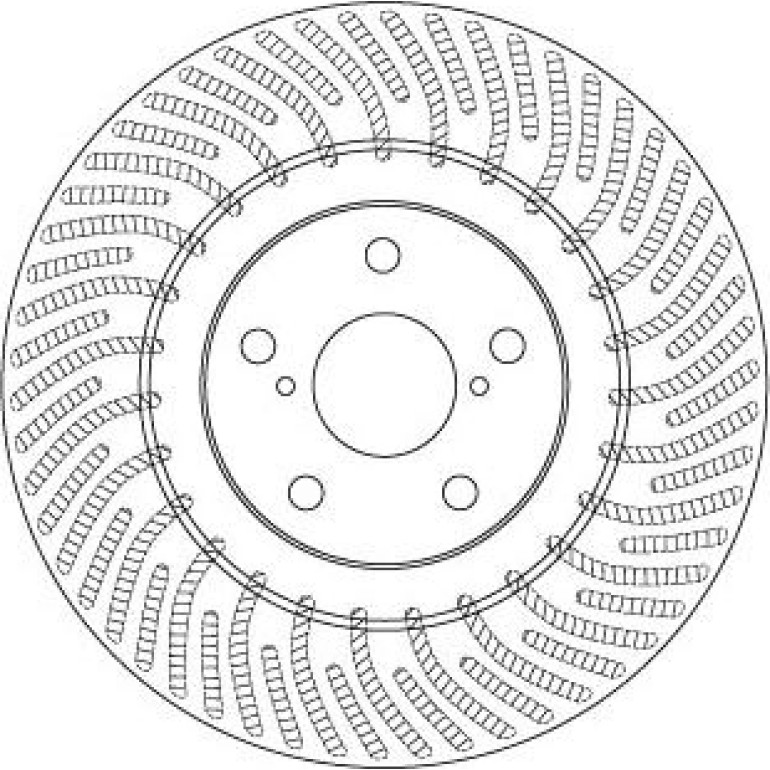 82 481 174 Bremsscheibe VA li DF6692S 82 481 174 Bremsscheibe VA li DF6692S