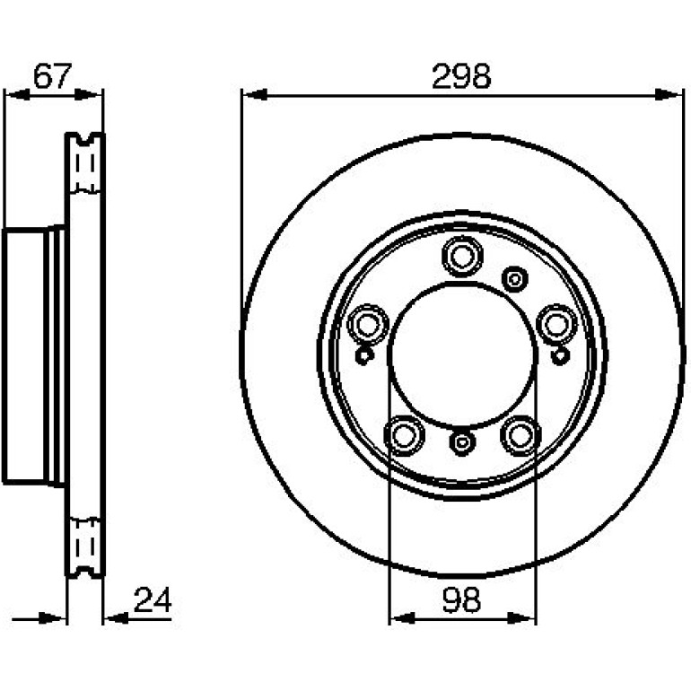 Bremsscheibe VA 0 986 478 477 Bremsscheibe VA 0 986 478 477