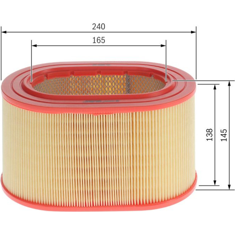 Luftfilter F 026 400 557 Luftfilter F 026 400 557